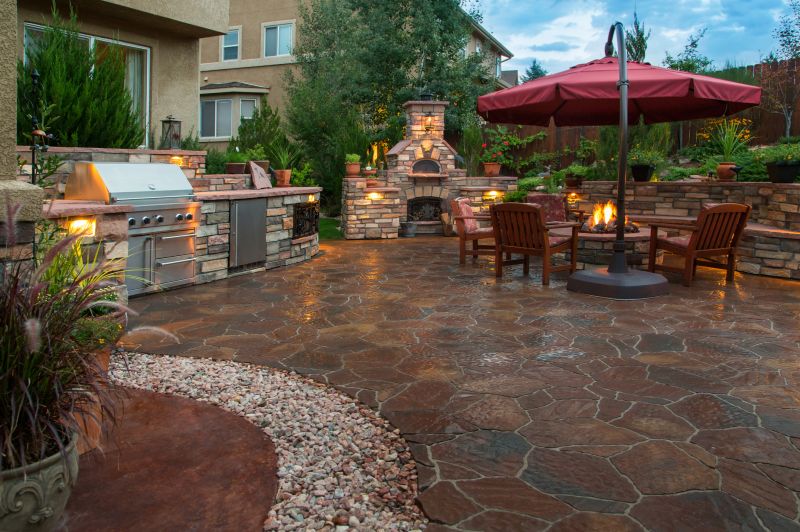 Stone Patio Design
